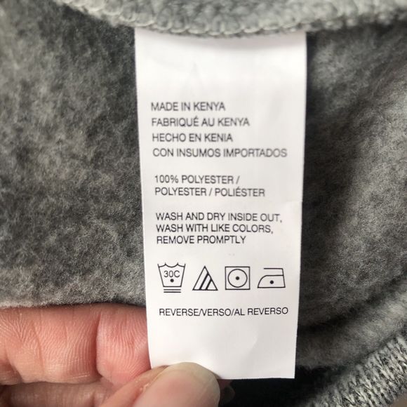 IZOD Sweater Men XL Light Grey Heather 1/4 Zip Fleece Pullover NWT - Picture 5 of 10